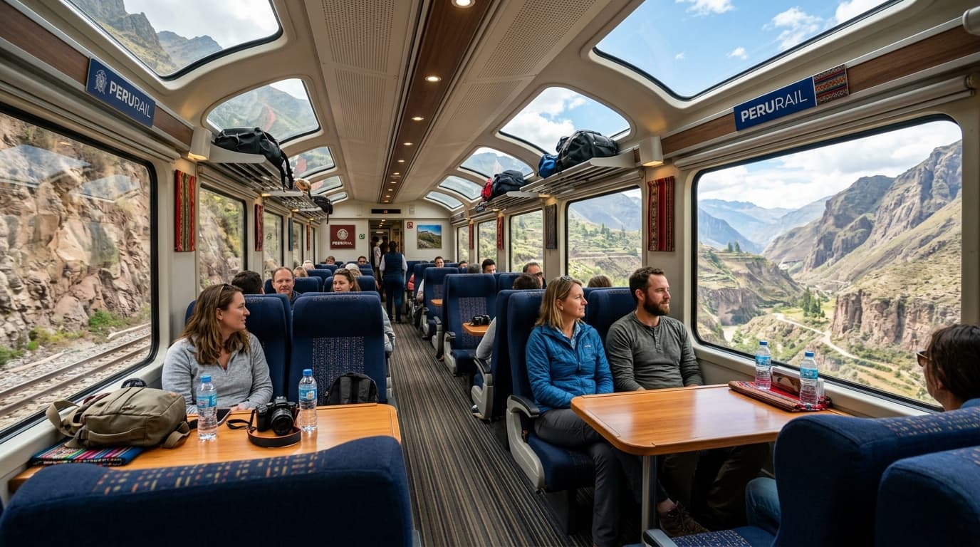 PeruRail Expedition train to Machu Picchu