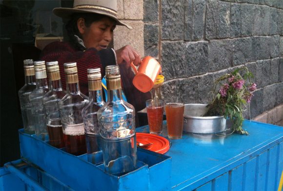 Emoliente street Cusco Peru