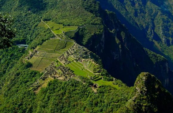 Huayna Picchu Mountain Aussicht